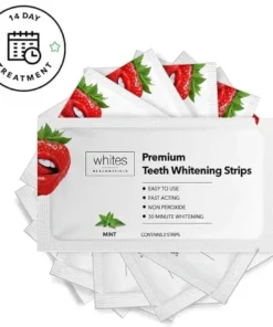 𝐉𝐨𝐫𝐨𝐧𝐝𝐲® Teeth Whitening Strips, 28 Strips (14 Day Treatment) Non Peroxide, Sensitivity Free, Vegan