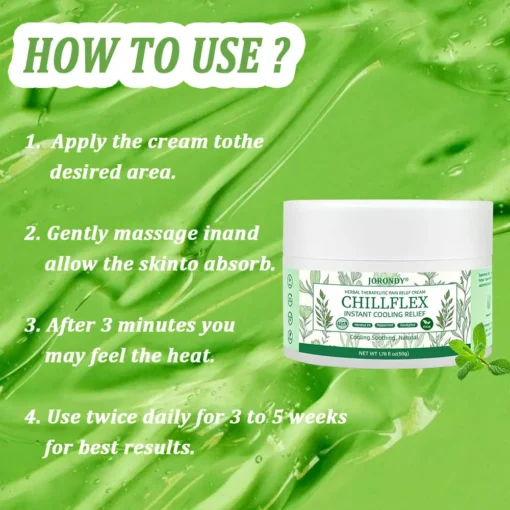 JORONDY® CHILLFLEX Herbal Pain Relief Cream