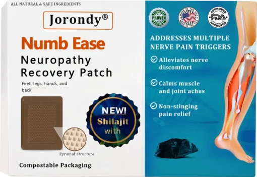 Jorondy® NumbEase Neuropathy Recovery Patch-with Himalayan Shilajit